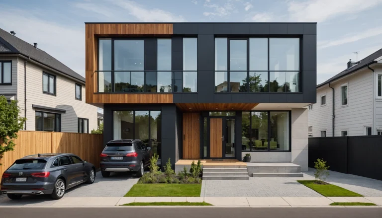 maison sur terrain étroit